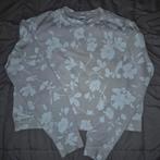 Nike sweater met bloemenprint, kort model, maat L, Beige, Maat 42/44 (L), Nike, Ophalen of Verzenden