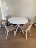 Eetkamer set ikea, Ophalen, Zo goed als nieuw, 4 tot 6 stoelen