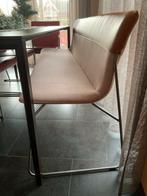 Leolux Eettafelbank met evt stoelen en tafel- 190cm, Gebruikt, Ophalen of Verzenden, 1 kruk, Hout