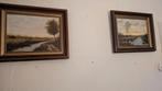 Set van 2 schilderijen, Antiek en Kunst, Ophalen
