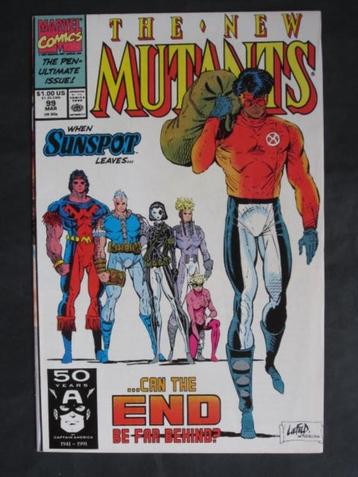 New Mutants (1983 serie) #99 Marvel 1991 beschikbaar voor biedingen