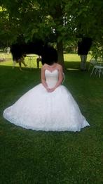 Prachtige trouwjurk maat S, gestoomd!, Ophalen, Zo goed als nieuw, Wit, Trouwjurk