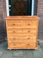 Vintage grenen ladenkast brocante scandinavisch, Huis en Inrichting, Kasten | Ladekasten, Ophalen, Gebruikt, 5 laden of meer, 100 tot 150 cm