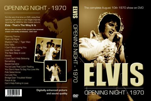 Elvis Presley 1970  Opening Night, Cd's en Dvd's, Dvd's | Muziek en Concerten, Muziek en Concerten, Alle leeftijden, Verzenden
