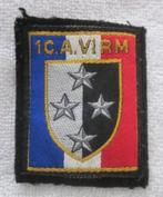 Frans militair embleem 1C.A. VI RM afmeting 7 x 6 cm., Verzamelen, Ophalen of Verzenden, Landmacht, Overige gebieden, Embleem of Badge