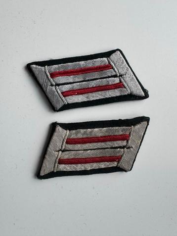 WO2 Duitse Artillerie Officier Kraagstukken beschikbaar voor biedingen