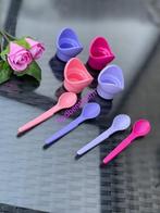 Tupperware eierdopjes + lepeltjes, eierdoppen, eierdop, Ophalen of Verzenden, Nieuw, Overige typen