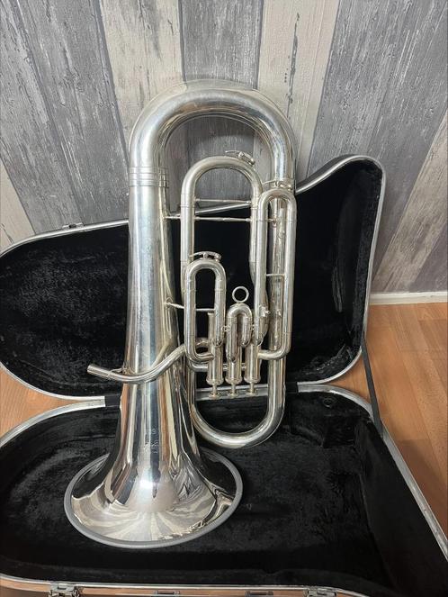 Euphonium FirstBrass FBE600, Muziek en Instrumenten, Blaasinstrumenten | Tuba's, Gebruikt, C-tuba, Met koffer of draagtas, Ophalen