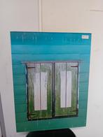 Schilderij van een raam metaal - Ongebruikt, Ophalen of Verzenden, Schilderij