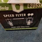 Dubbelpedaal Ludwig L 204 speed flyer 35% korting, Ophalen of Verzenden, Nieuw, Drums of Percussie