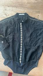 Prachtige feestelijk blouse strass stenen, Kleding | Dames, Maat 38/40 (M), Zwart, Uterque, Nieuw