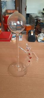 Glazen Weerstation met Clown - 26 cm, Ophalen of Verzenden