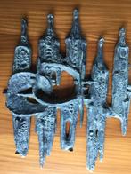 Wandsculptuur, brutalistisch uit galerie. Wie kent deze ?, Ophalen of Verzenden, Schilder- en Tekenkunst