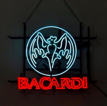 Bacardi glas neon lichtreclame / lamp beschikbaar voor biedingen