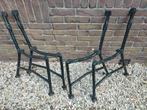 4 Gepoedercoate gietijzeren frames voor kinderbanjes, Tuin en Terras, Tuinbanken, Ophalen, Zo goed als nieuw, Metaal
