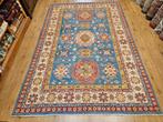Handgeknoopt oosters tapijt kazak 299x203, Info@SlatsAntiek.nl, Crème, Perzisch, Vof Slats Antiek
