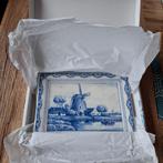 Delfts Blauw bordje - Molen, Antiek en Kunst, Antiek | Wandborden en Tegels, Ophalen of Verzenden
