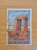 Suriname 1961 gebouw, Ophalen of Verzenden, Gestempeld