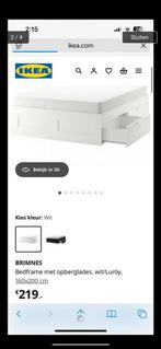 Bedframe met lades 160x200, Antiek en Kunst, Antiek | Meubels | Bedden, Ophalen