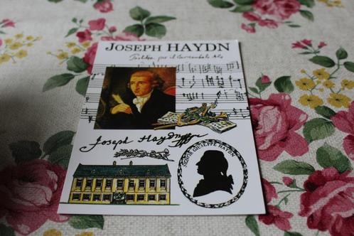 Postkaart - Joseph Haydn, Componist, Cartes d' Art, France, Verzamelen, Ansichtkaarten | Themakaarten, Ongelopen, 1980 tot heden