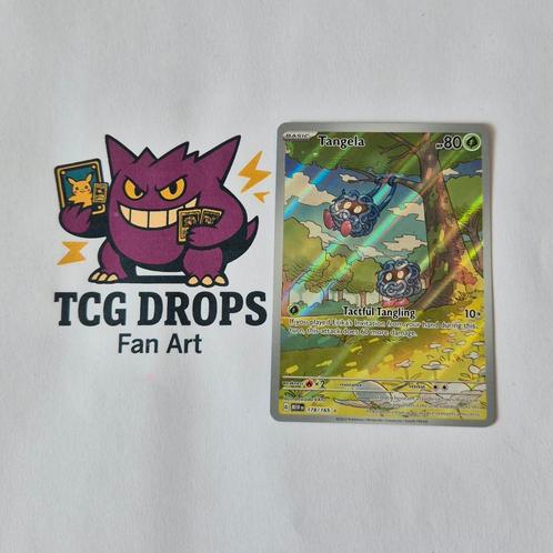 Tangela  178/165 Scarlet & Violet 151, Hobby en Vrije tijd, Verzamelkaartspellen | Pokémon, Zo goed als nieuw, Losse kaart, Ophalen of Verzenden