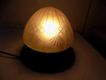 Jugendstil plafondlamp plafonnierre art nouveau bewerkt glas beschikbaar voor biedingen