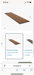 Gezocht: restant woodupp bruin eiken, Doe-het-zelf en Verbouw, Platen en Panelen, Ophalen, Zo goed als nieuw, Hout