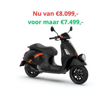 VESPA GTV 300CC MOTORSCOOTER VOORRAAD SUPER DEAL NIEUW beschikbaar voor biedingen