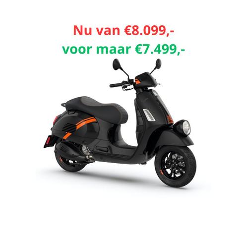 VESPA GTV 300CC MOTORSCOOTER VOORRAAD SUPER DEAL NIEUW, Motoren, Motoren | Piaggio, Bedrijf, Scooter, 12 t/m 35 kW, 1 cilinder