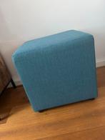 Hocker Nando - groen/blauw  - 45x45x45 cm, Ophalen, Zo goed als nieuw, Rechthoekig