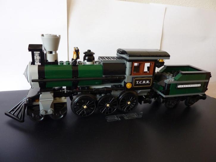 Lego trein en tender uit 79111 the lone ranger constitution, Kinderen en Baby's, Speelgoed | Duplo en Lego, Zo goed als nieuw