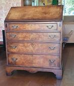 Notenhouten antiek look, secretaire, bureau met klep, Huis en Inrichting, Kasten | Secretaires, Ophalen, Zo goed als nieuw, Antiek