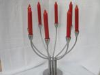 8 Armige Vintage Kandelaar(RVS),v.a 30,00e, Huis en Inrichting, Woonaccessoires | Kandelaars en Kaarsen, Gebruikt, 25 tot 50 cm