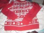 Nieuwe rood/witte Kersttrui Scapino maat 170, Kinderen en Baby's, Kinderkleding | Maat 170, Jongen of Meisje, Trui of Vest, Nieuw