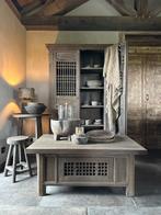 Salontafel Driftwood met doorschuiflade, 100 tot 150 cm, Nieuw, Minder dan 50 cm, Rechthoekig