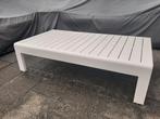 Aurano loungetafel in wit aluminium gekocht bij Exterioo, Ophalen, Zo goed als nieuw, Rechthoekig, Aluminium