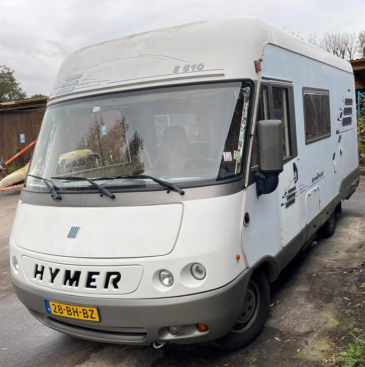 Te Koop Hymer E510. 584, Caravans en Kamperen, Campers, Particulier, tot en met 3, Integraal, Hymer, Fiat, Diesel, Handgeschakeld