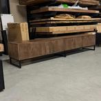 tv meubel mango bruin japandi stijl 240cm, Ophalen, Zo goed als nieuw, 200 cm of meer, Minder dan 100 cm
