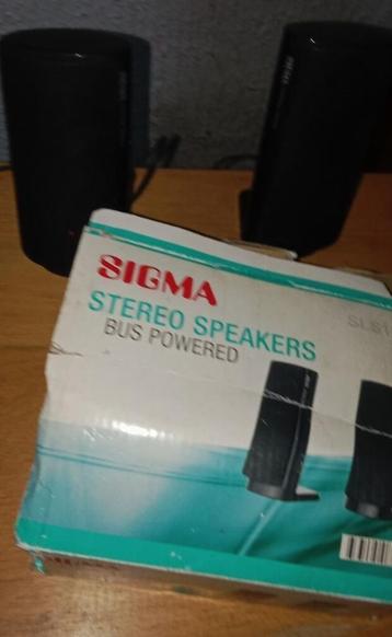 Sigma stereo speakers   beschikbaar voor biedingen