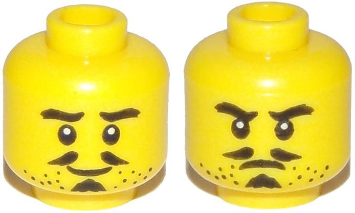 Lego Castle Gezicht Yellow Minifigure, Head Dual Sided Beard, Kinderen en Baby's, Speelgoed | Duplo en Lego, Nieuw, Lego, Losse stenen