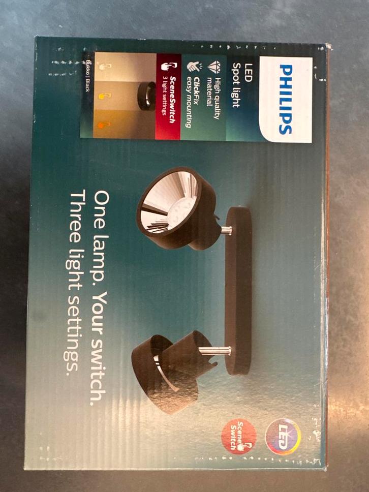 Philips LED Spot Light - SceneSwitch - Nieuw in doos, Huis en Inrichting, Lampen | Losse lampen, Nieuw, Led-lamp, Minder dan 30 watt