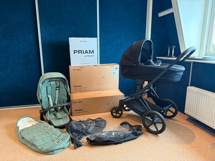 Cybex Priam Model 4 - Complete Set in Topstaat!, Kinderen en Baby's, Kinderwagens en Combinaties, Zo goed als nieuw, Combiwagen