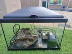 Aquarium zwart, Dieren en Toebehoren, Ophalen, Zo goed als nieuw, Leeg aquarium