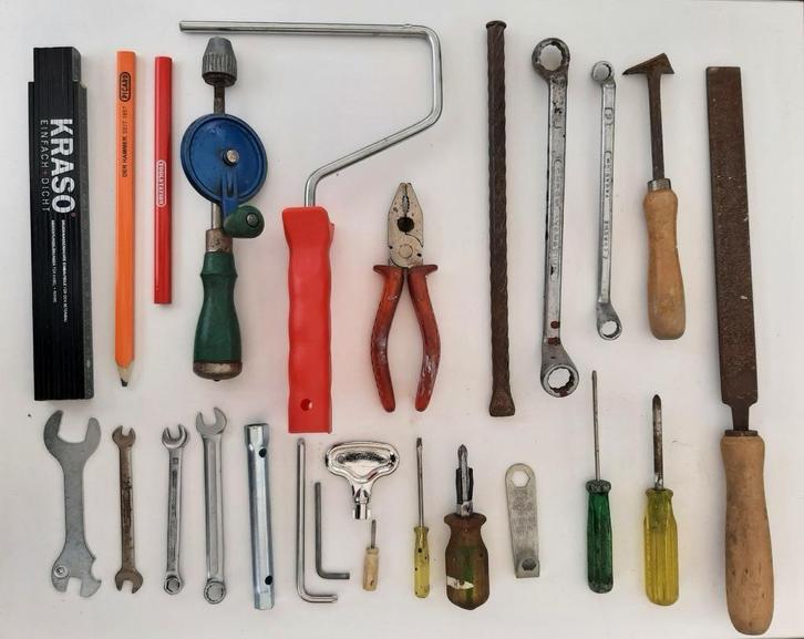 25 Oude Gebruikte Gereedschappen B, Doe-het-zelf en Verbouw, Gereedschap | Handgereedschap, Gebruikt, Ophalen