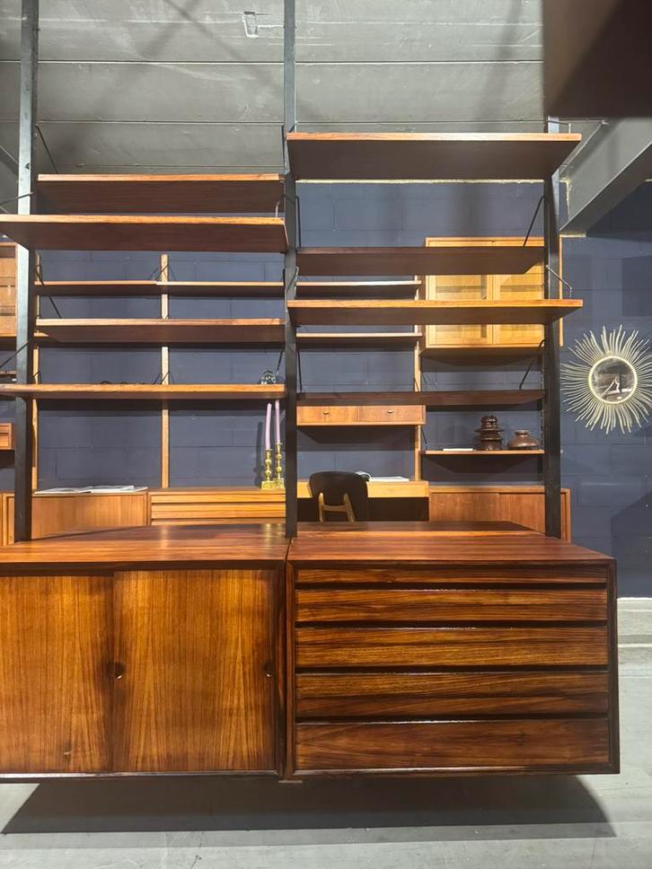 Poul Cadovius by Royal System vintage modulaire roomdivider, Huis en Inrichting, Kasten | Stellingkasten, Gebruikt, Ophalen of Verzenden
