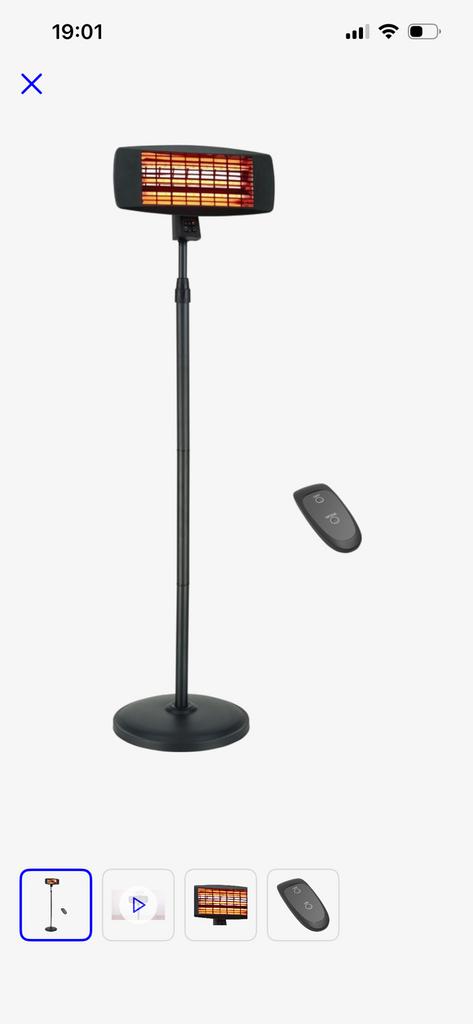 Te huur - Heater - terras heater - patio heater, Ophalen, Zo goed als nieuw