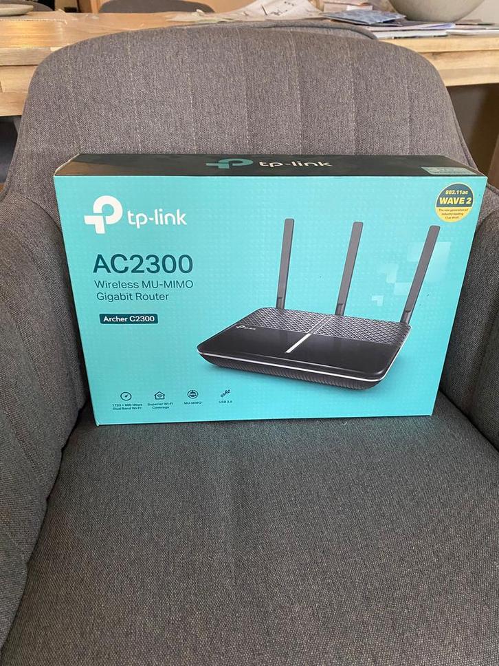 Router: tp-link Archer C2300, Computers en Software, Routers en Modems, Zo goed als nieuw, Ophalen of Verzenden