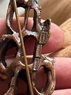 Knut Paulsen Bronzen Broche Noorwegen, Brons, 4 tot 7 cm, Gebruikt, Bruin