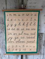 Mooie oude schoolplaat letterkaart Tazelaar, Ophalen, Overige thema's