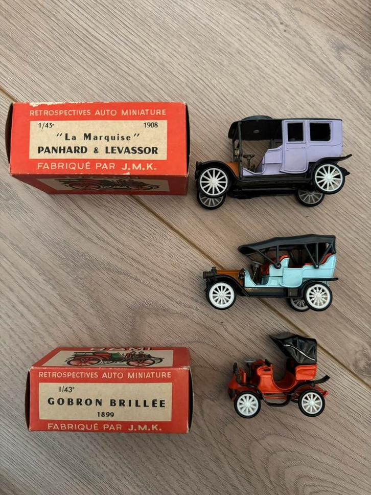 3x oude auto’s van RAMI by JMK, Hobby en Vrije tijd, Modelauto's | 1:43, Nieuw, Auto, Overige merken, Ophalen of Verzenden